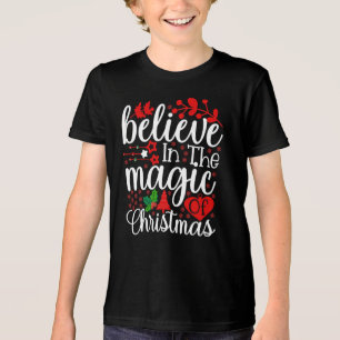 Glaube an den Zauber der Weihnachtszeit-84604 Tri-Blend Shirt