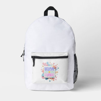 Glaube an dich bedruckter rucksack