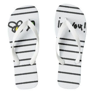 Glaube an dich! flip flops