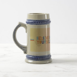 Glaube an dich selbst Bierkrug | Motivierend  Bierglas