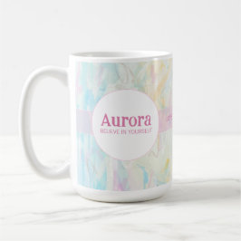 Glaube an dich selbst Inspirierender Spruch Kaffeetasse
