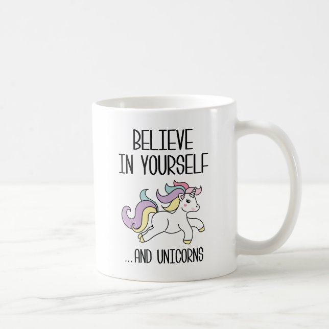 Glaube an dich selbst kaffeetasse (Rechts)