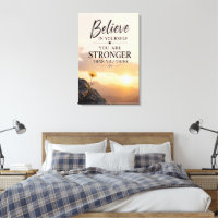 Glaube an dich selbst - Natur-Motivationszitat