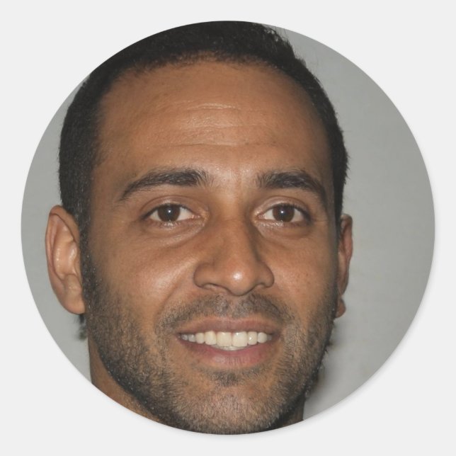 Glaube an dich selbst runder aufkleber (Vorderseite)