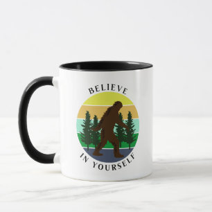 Glaube an dich selbst   Vintager Sonnenuntergang Tasse