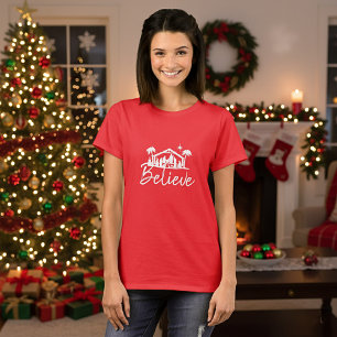 Glaube an die Geburt Jesu T-Shirt