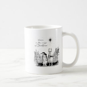 Glaube an die Magie des Weihnachtsmann-Rentiers X Kaffeetasse