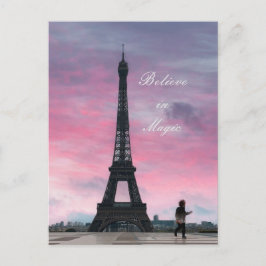 Glaube an die Magie Postkarte