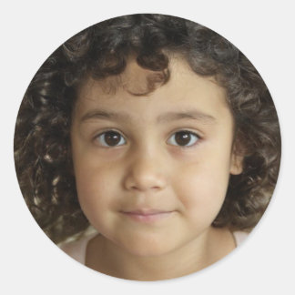 Glaube an die Magie Runder Aufkleber