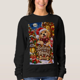 Glaube an die Magie von Weihnachten – Vintage Cozy Sweatshirt
