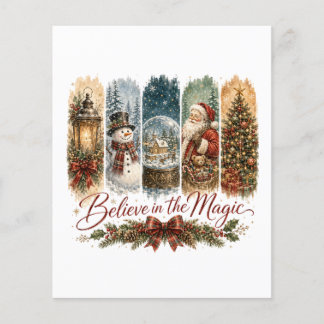 Glaube an die magische Weihnacht Flyer