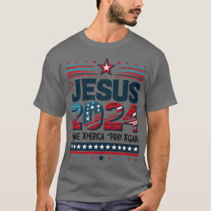 Glaube an die Zukunft: Jesus 2024 T-Shirt