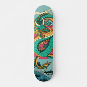 Glaube an Drachen Skateboard