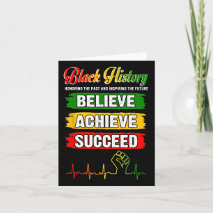 Glaube an Erfolg in der schwarzen Geschichte Afrik Karte