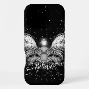 Glaube an Feen Starlight Fantasy Schwarz iPhone 16 Pro Max Hülle