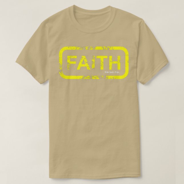 Glaube an Götter helfen T-Shirt (Design vorne)