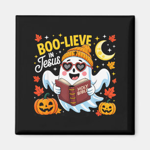 Glaube an Jesus Geist christliches Halloween lusti Magnet
