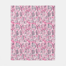 Glaube an Kampf Live Strong Pink Typografy