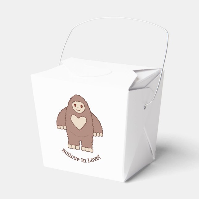 Glaube an Liebe Bigfoot Geschenkschachtel (Vorderseite)