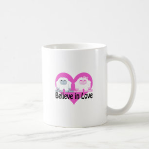 Glaube an Liebe! Niedlich Yetis Tasse