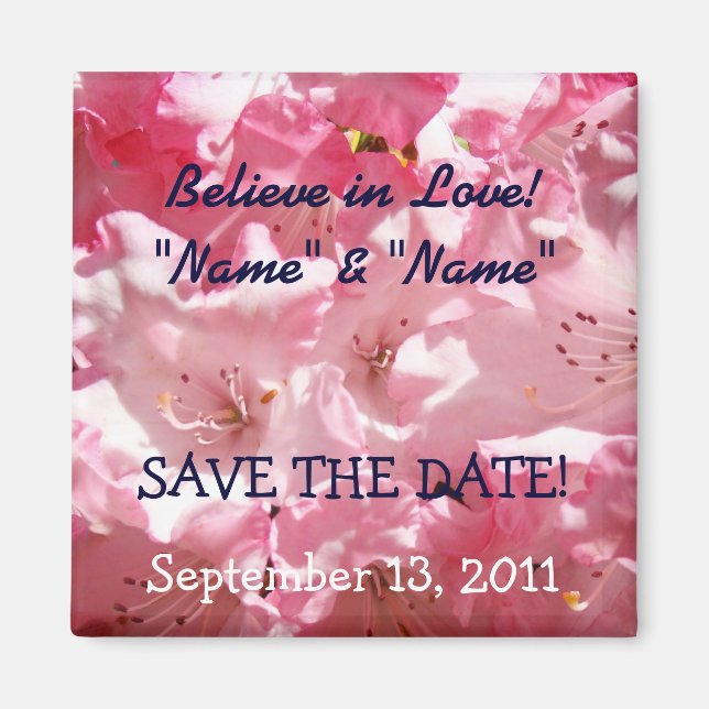 Glaube an Liebe! Speichern des Date-Magneten spend Magnet (Vorne)