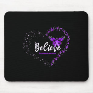 Glaube an Lila Überdosierung Mousepad