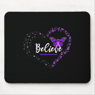 Glaube an Lila Überdosierung Mousepad