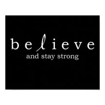 Glaube an Lungenkrebs-Poster