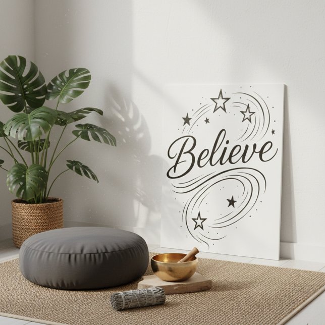 Glaube an magische Sterne - Boho Celestial Poster (Von Creator hochgeladen)