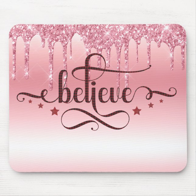 Glaube an Maus Pad Mousepad (Vorne)