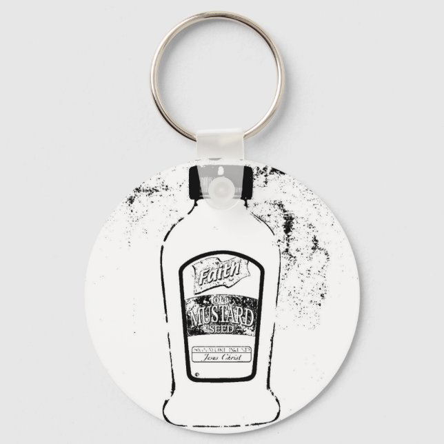 Glaube an Senfsamen Schlüsselanhänger (Vorderseite)