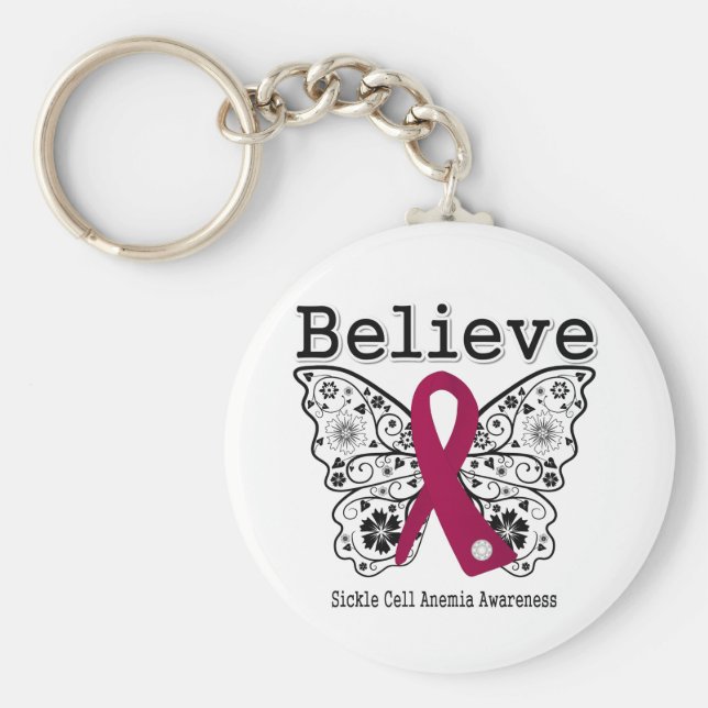 Glaube an Sichelzellanämie Schlüsselanhänger (Vorne)