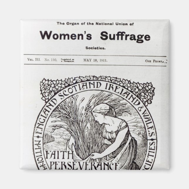 Glaube, Ausdauer, Geduld, 1911 Magnet (Vorne)