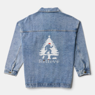 Glaube Bigfoot Kryptozoologie Weihnachtsbaum Jeansjacke
