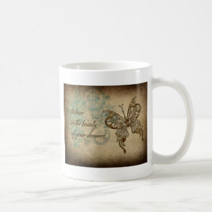 Glaube Butterfly Kaffeetasse