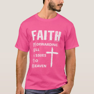 Glaube, der alle Fragen dem Himmel, der Inspiratio T-Shirt