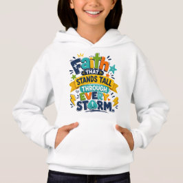 Glaube, der aufrecht steht hoodie