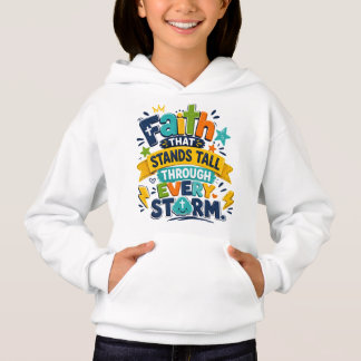 Glaube, der aufrecht steht hoodie