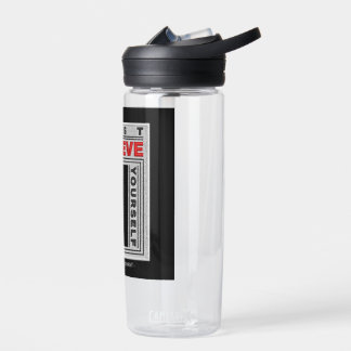 Glaube einfach an dich selbst bestickt trinkflasche