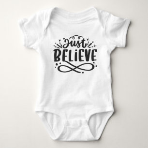 Glaube einfach baby strampler