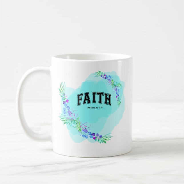 Glaube, Epheser 2:8 Tasse (Links)