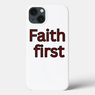 Glaube erster religiöser Spruch Case-Mate iPhone Hülle