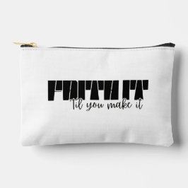 Glaube es "bis du es schaffst" Druckausschnitt Näh Zubehörtasche