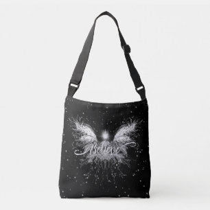 Glaube Fairy Starlight Fantasy Black Tragetaschen Mit Langen Trägern