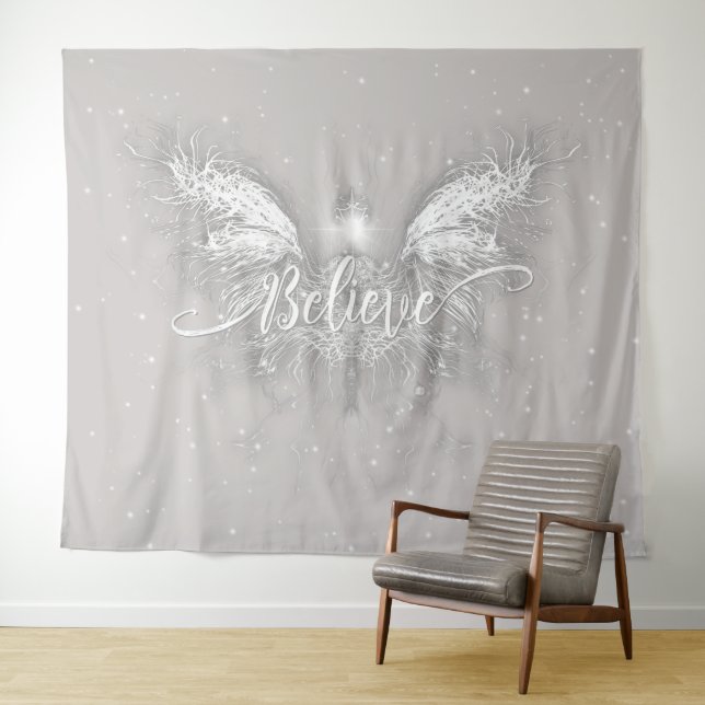 Glaube Fairy Starlight Fantasy Wandteppich (Beispiel (Horizontal))
