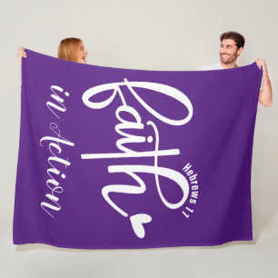 Glaube - Fleece-Decke, 150cm x 200cm Fleecedecke