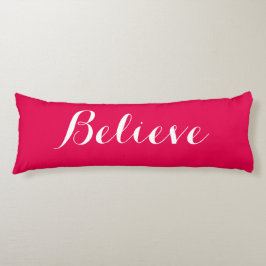 Glaube frohe Weihnachten Roten Körperkissen