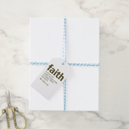 Glaube Geschenkanhänger