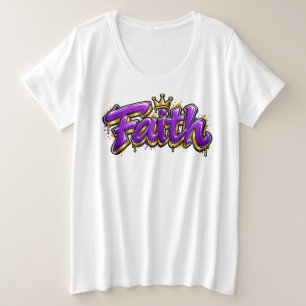 Glaube  große größe T-Shirt