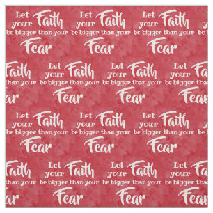 Glaube größer als Angst Christliche Bibel Religi Stoff